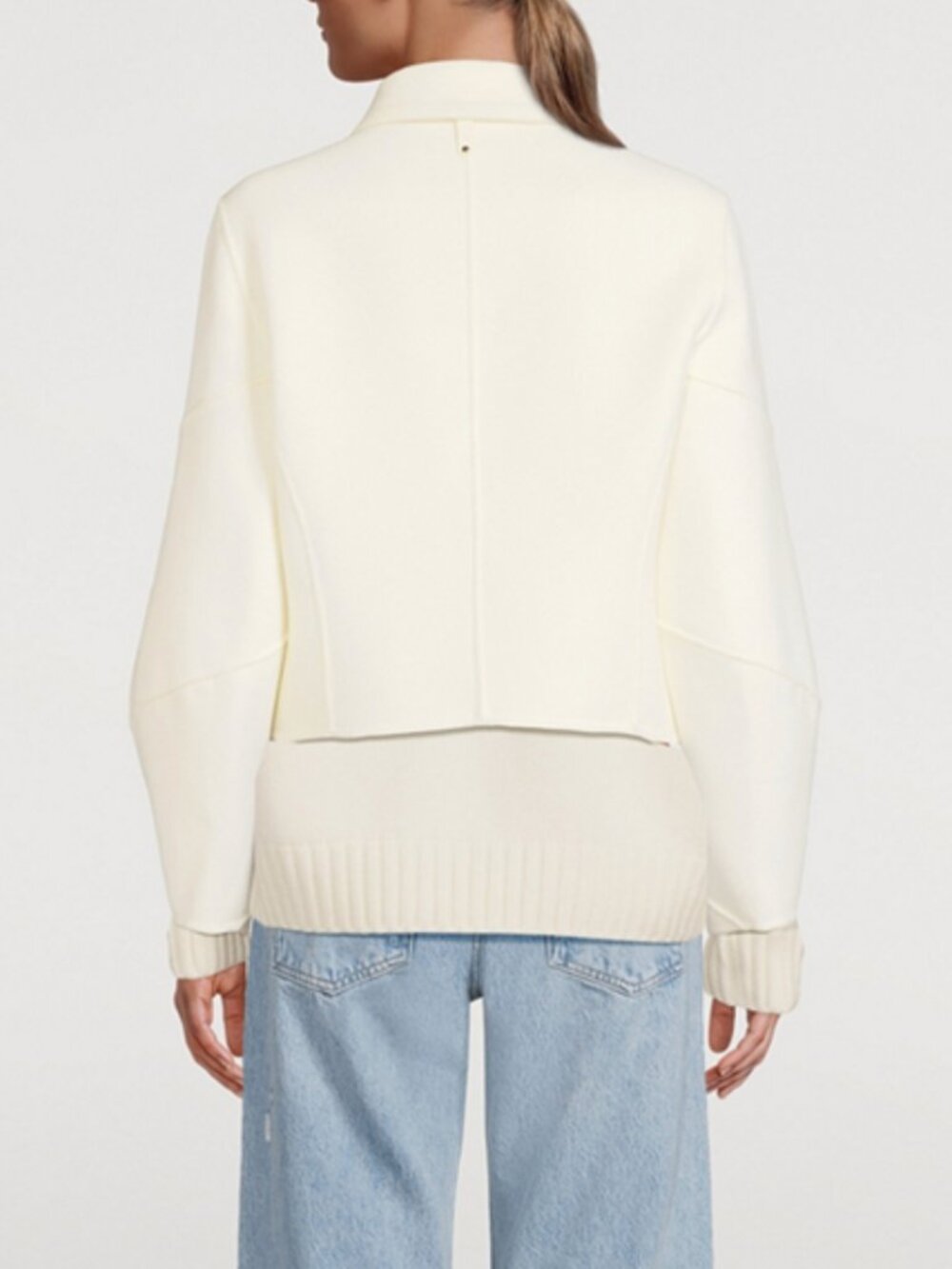 Mackage Solana Double-Face Wool balloon sleeved short jacket, Size Medium - Picture 8 of 8